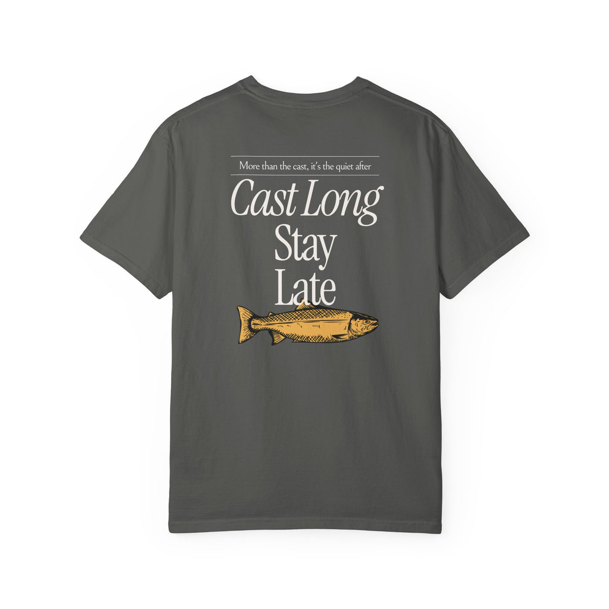 Cast Long Stay Late Fishing Tee