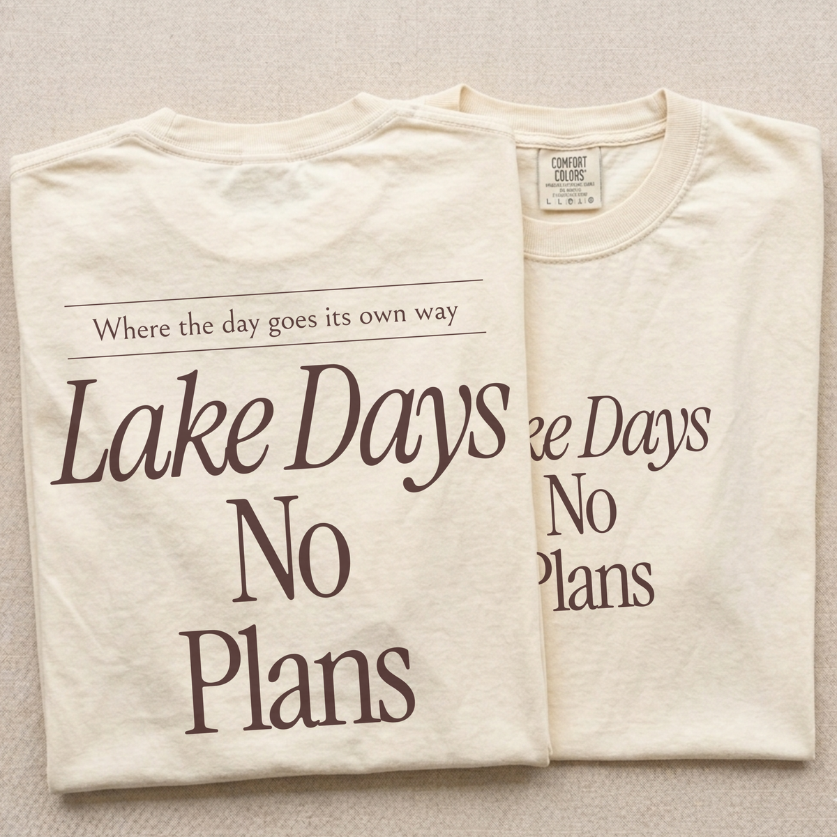 Lake Days No Plans Tee