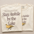 Stay Awhile Lake Life Tee