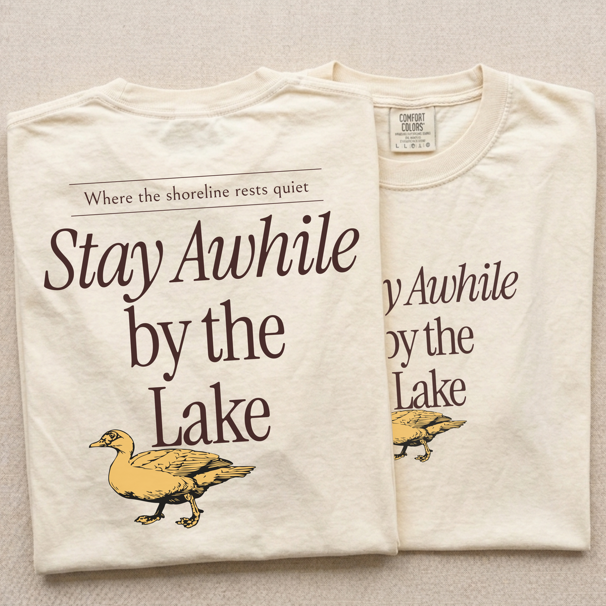 Stay Awhile Lake Life Tee