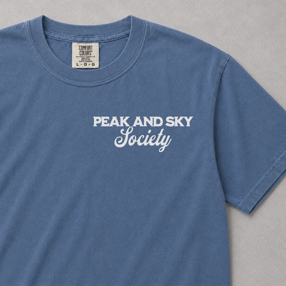 Peak and Sky Society Tee