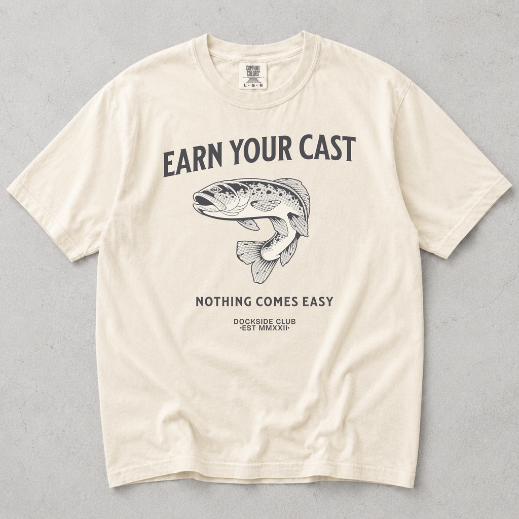 Earn your Cast Fishing Tee