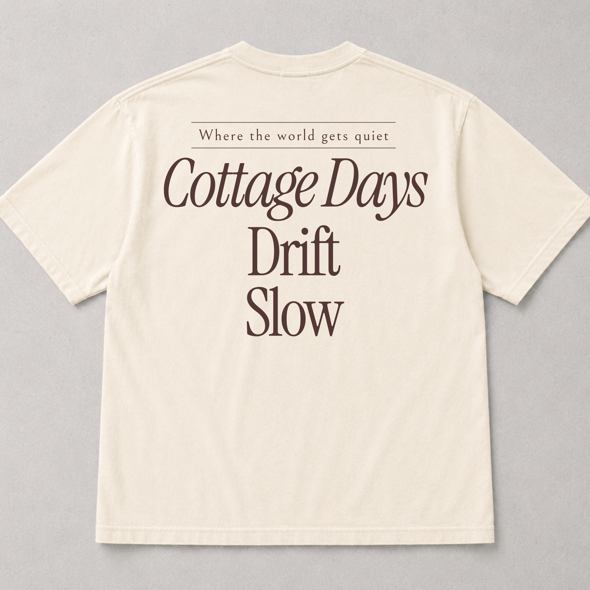 Cottage Days Drift Slow Tee