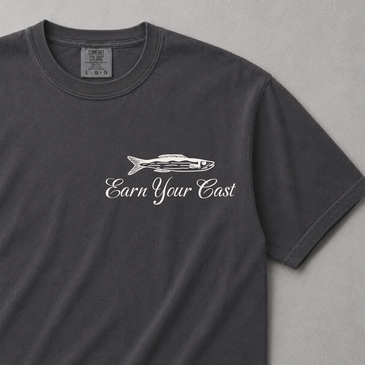 Earn Your Cast Essential Fishing Tee