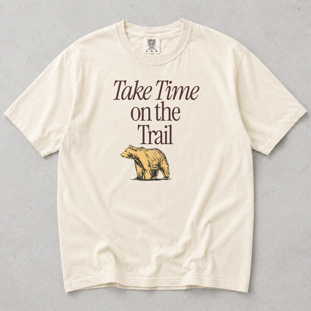 Take Time on the Trail Bear Tee