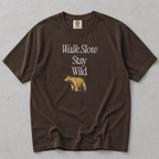 Walk Slow Stay Wild Bear Tee