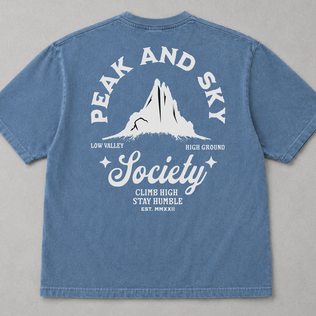 Peak and Sky Society Tee