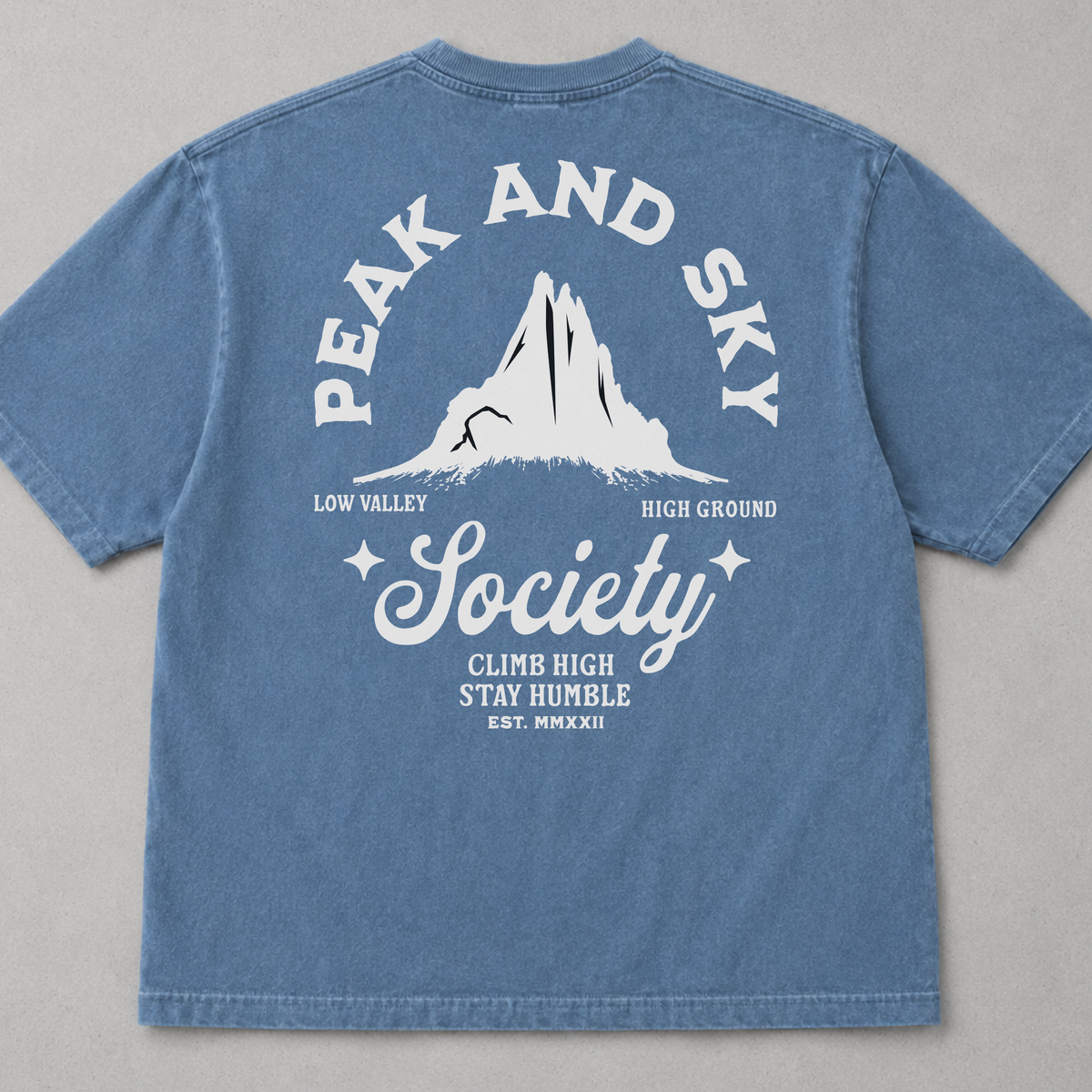 Peak and Sky Society Tee
