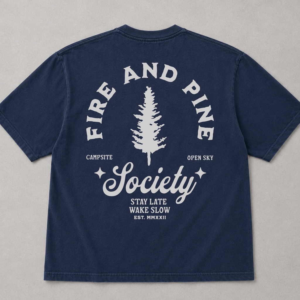 Fire and Pine Society Tee