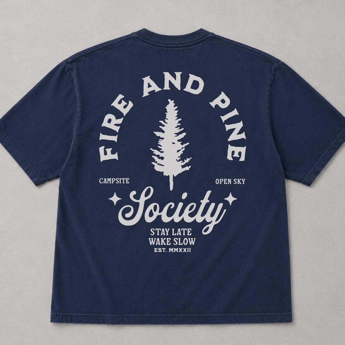Fire and Pine Society Tee