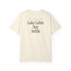 Lake Cabin Stay Awhile Tee