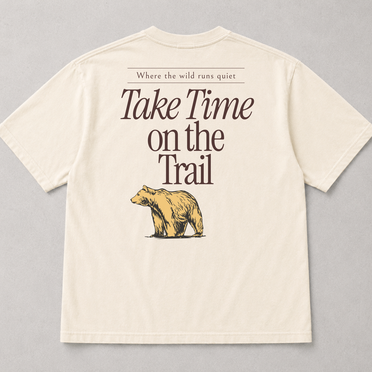 Take Time on the Trail Bear Tee