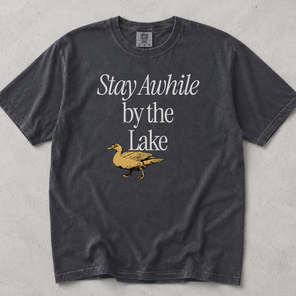 Stay Awhile Lake Life Tee