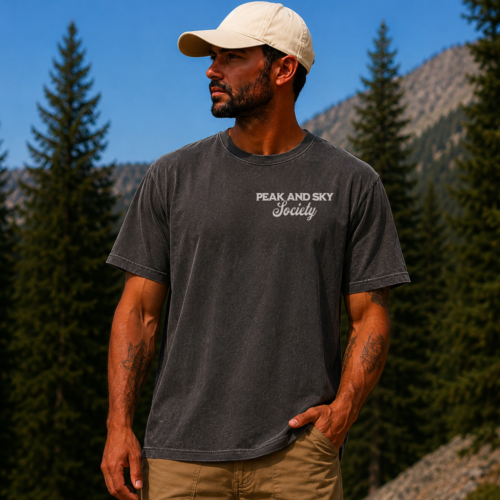 Peak and Sky Society Tee
