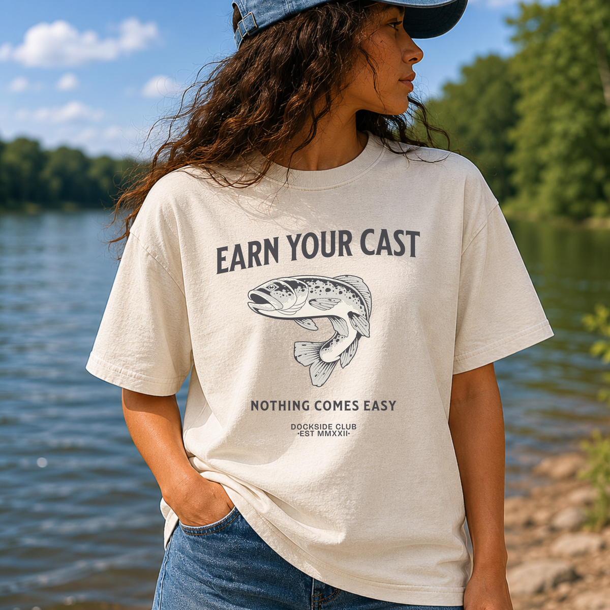 Earn your Cast Fishing Tee