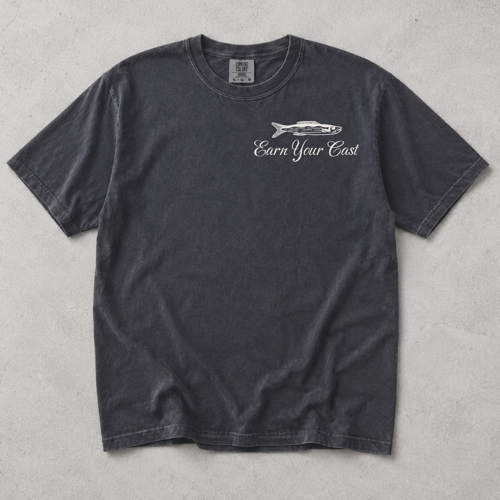 Earn Your Cast Essential Fishing Tee