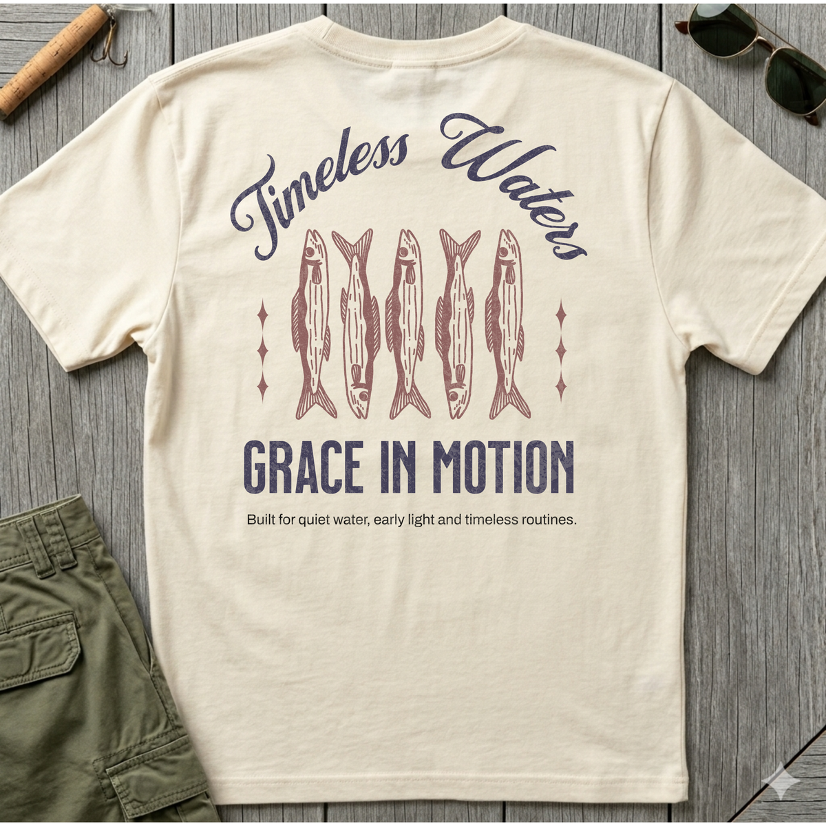 Timeless Waters Fishing Tee