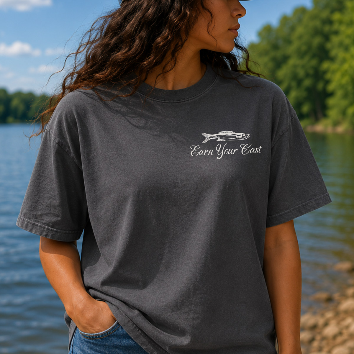 Earn Your Cast Essential Fishing Tee