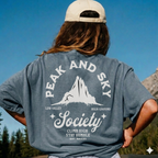 Peak and Sky Society Tee