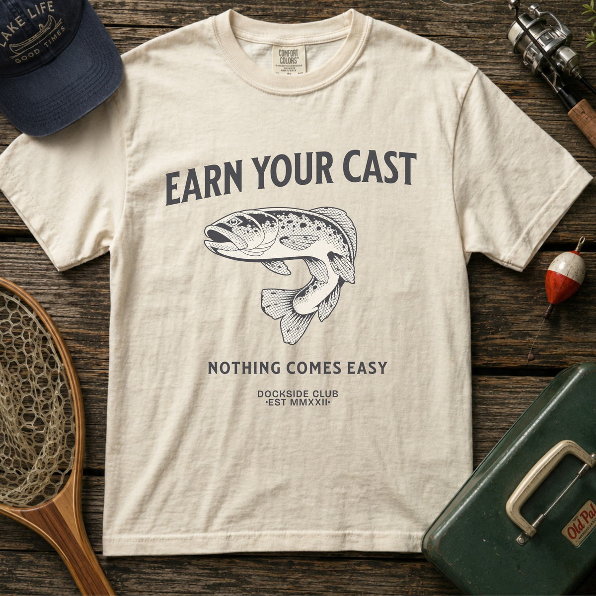 Earn your Cast Fishing Tee