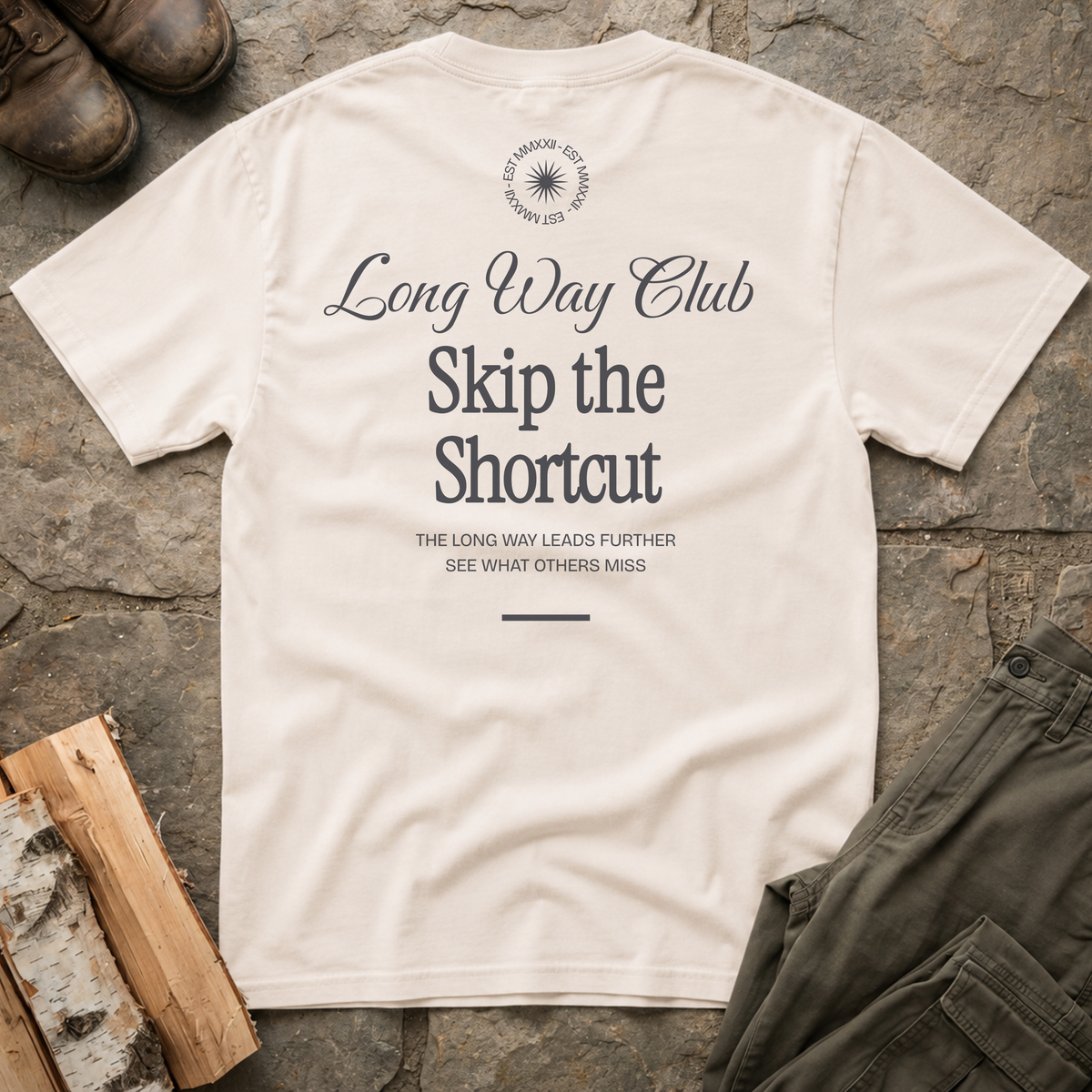 Long Way Club Tee
