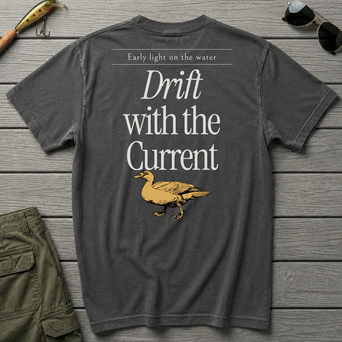 Drift with the Current Lake Life Tee