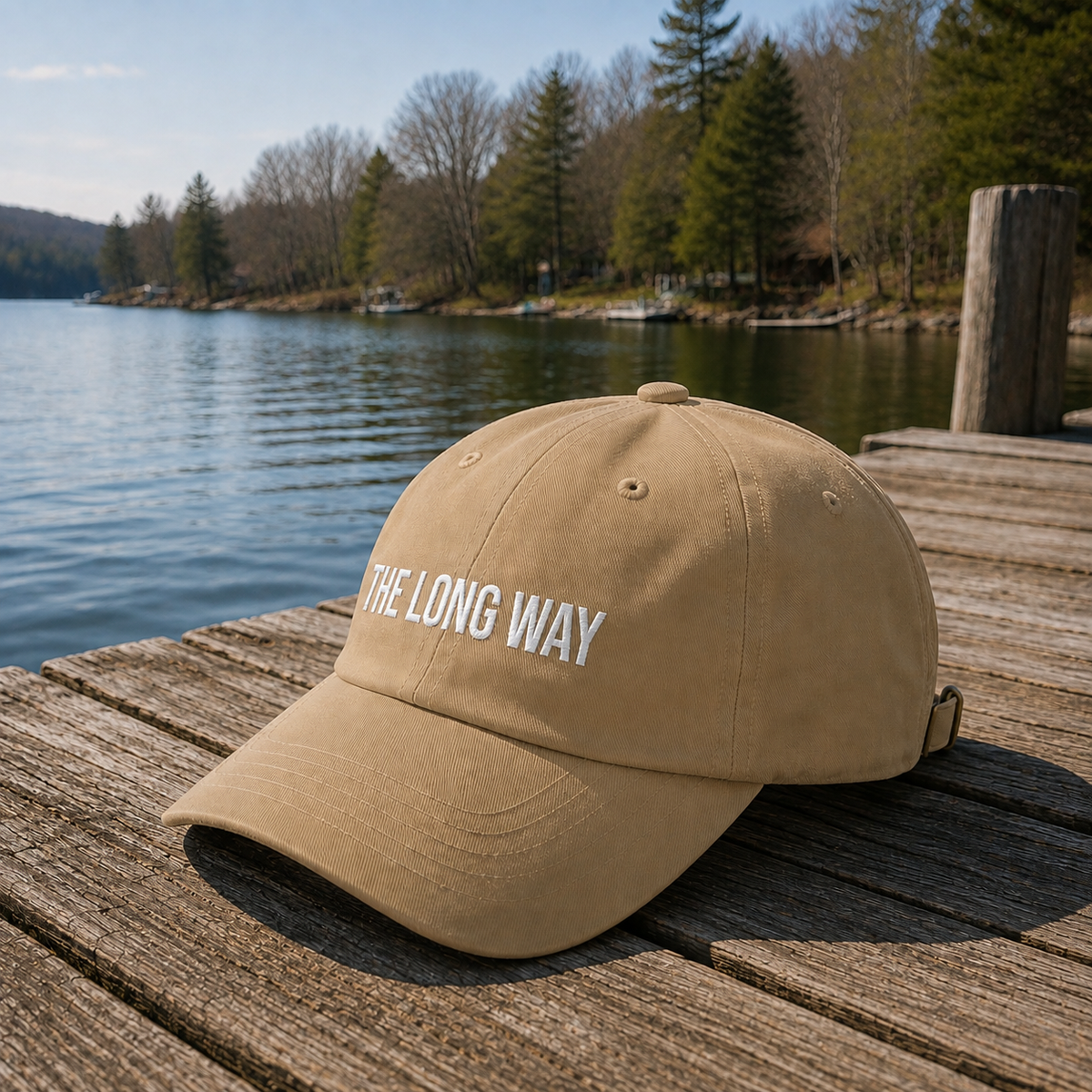 The Long Way Embroidered Classic Hat
