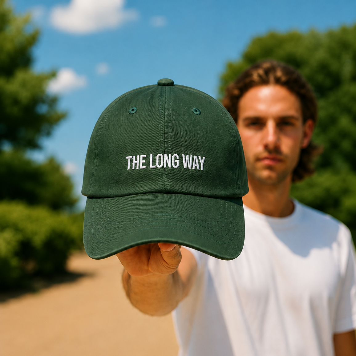 The Long Way Embroidered Classic Hat