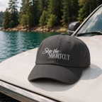 Skip the Shortcut Embroidered Hat | The Long Way