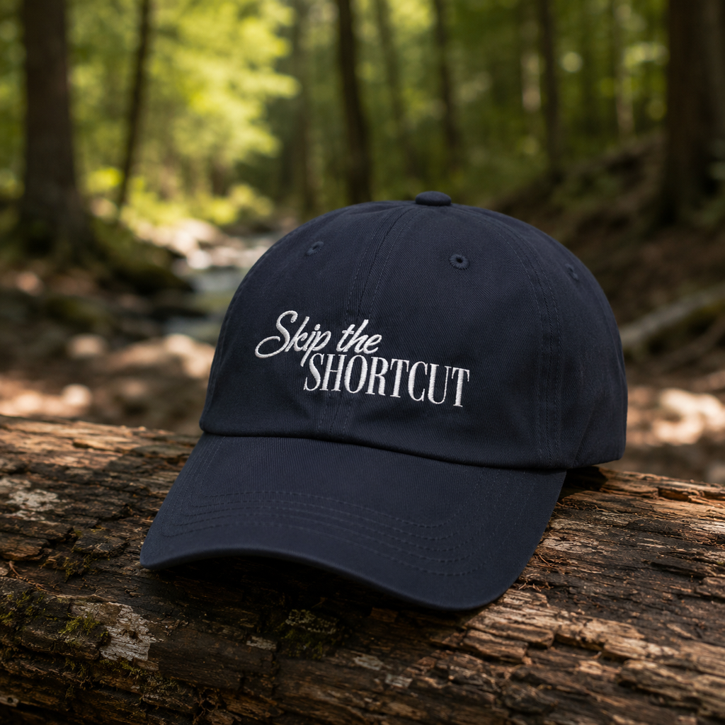 Skip the Shortcut Embroidered Hat | The Long Way