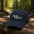 Skip the Shortcut Embroidered Hat | The Long Way