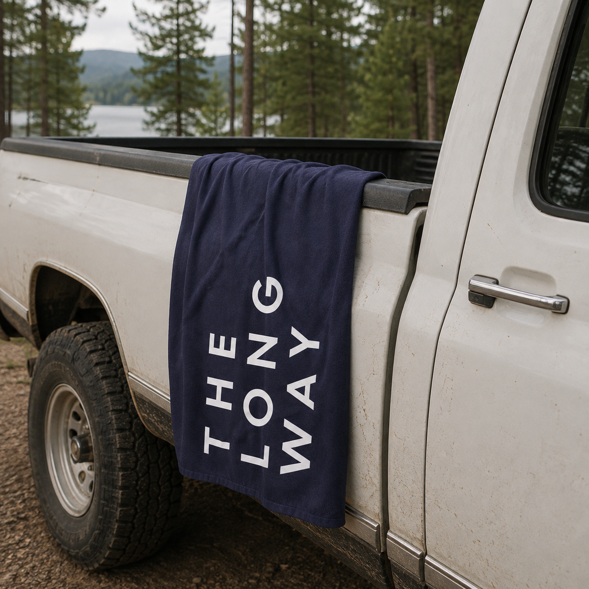 The Long Way Beach Towel | 30" x 60"
