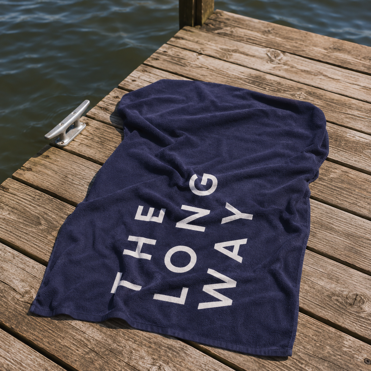 The Long Way Beach Towel | 30" x 60"
