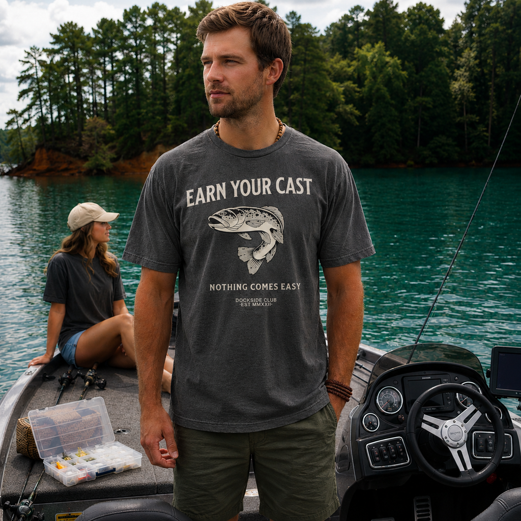 Earn your Cast Fishing Tee