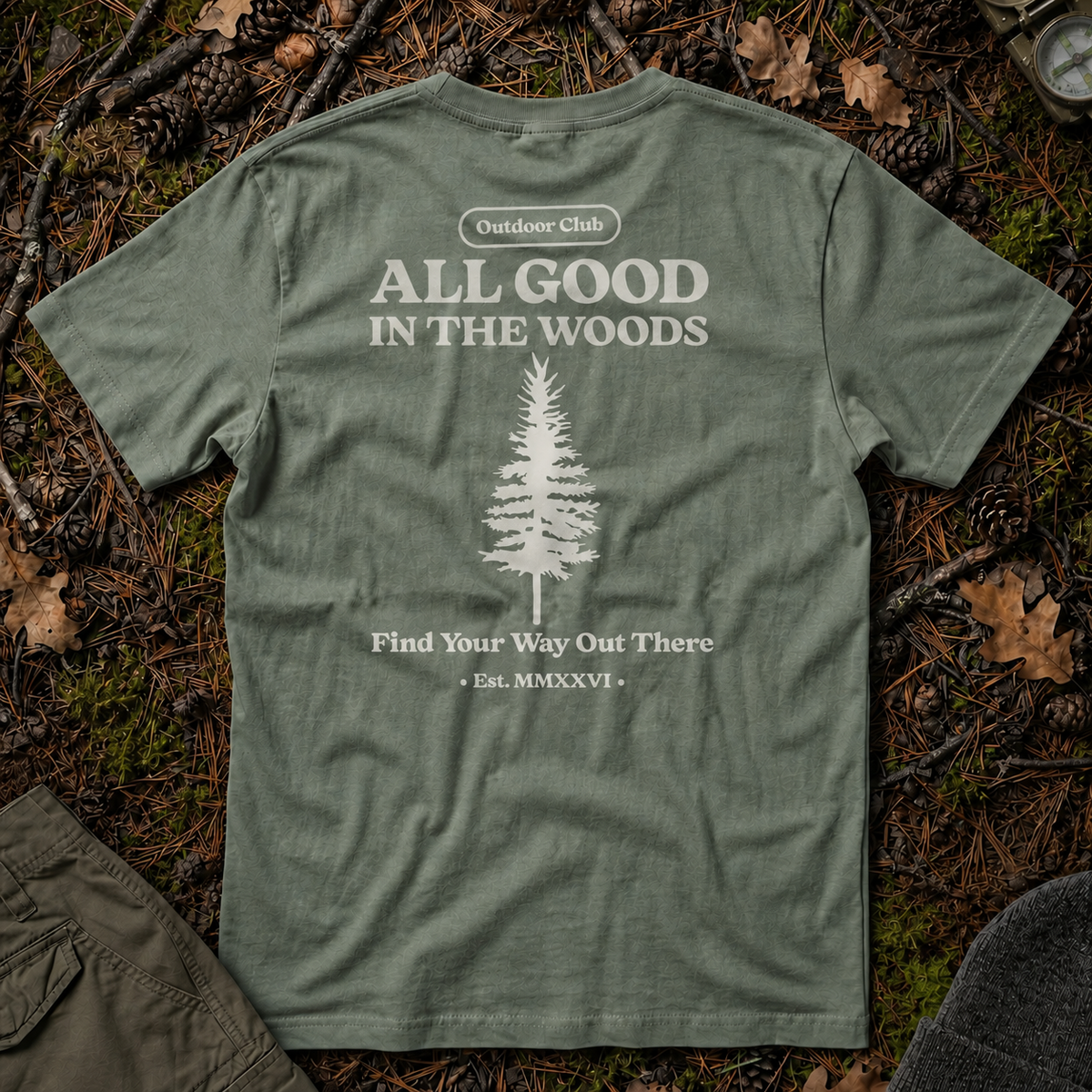 Outdoor Club Hiking Tee