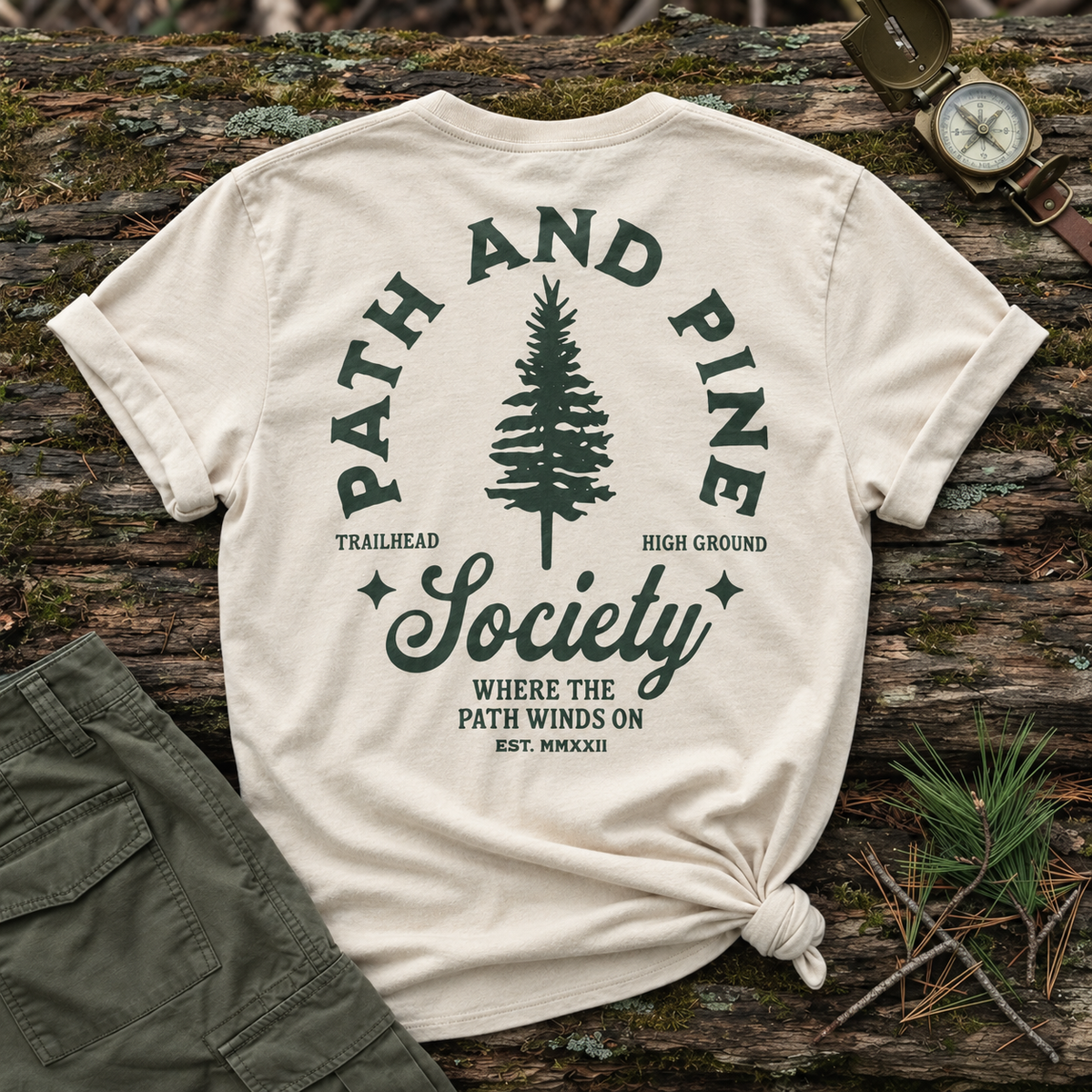 Path and Pine Society Tee