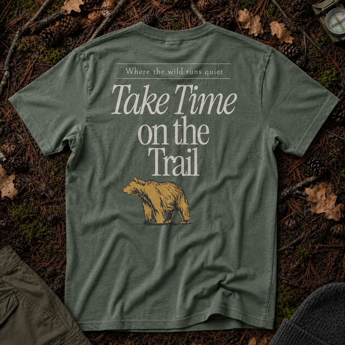 Take Time on the Trail Bear Tee