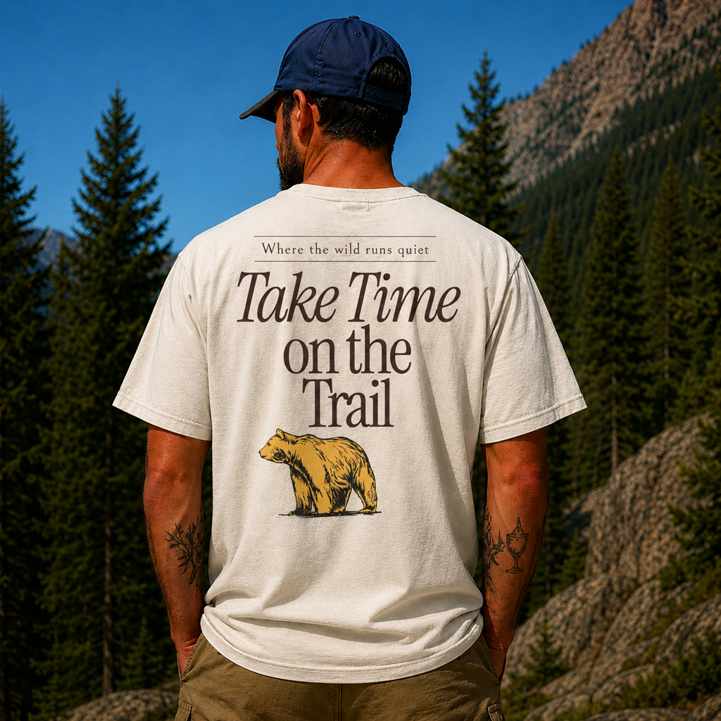Take Time on the Trail Bear Tee