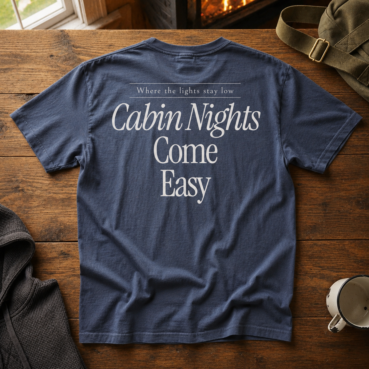Cabin Nights Come Easy Tee