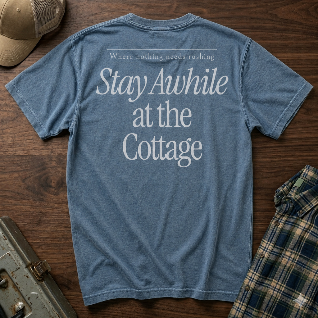 Stay Awhile at the Cottage Tee