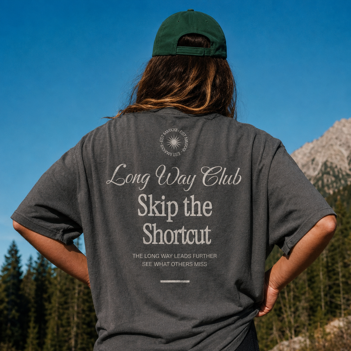 Long Way Club Tee