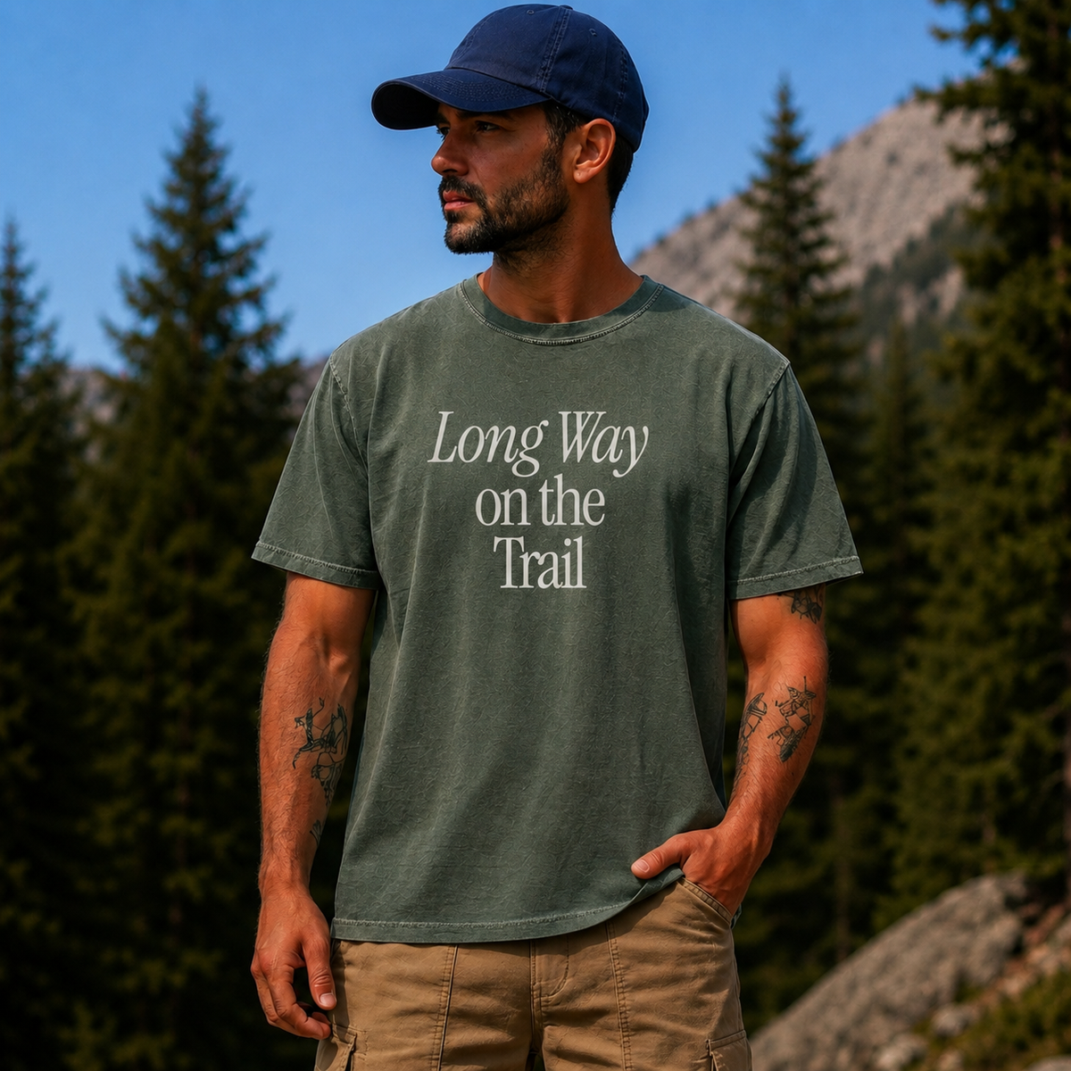 Long Way on the Trail Tee