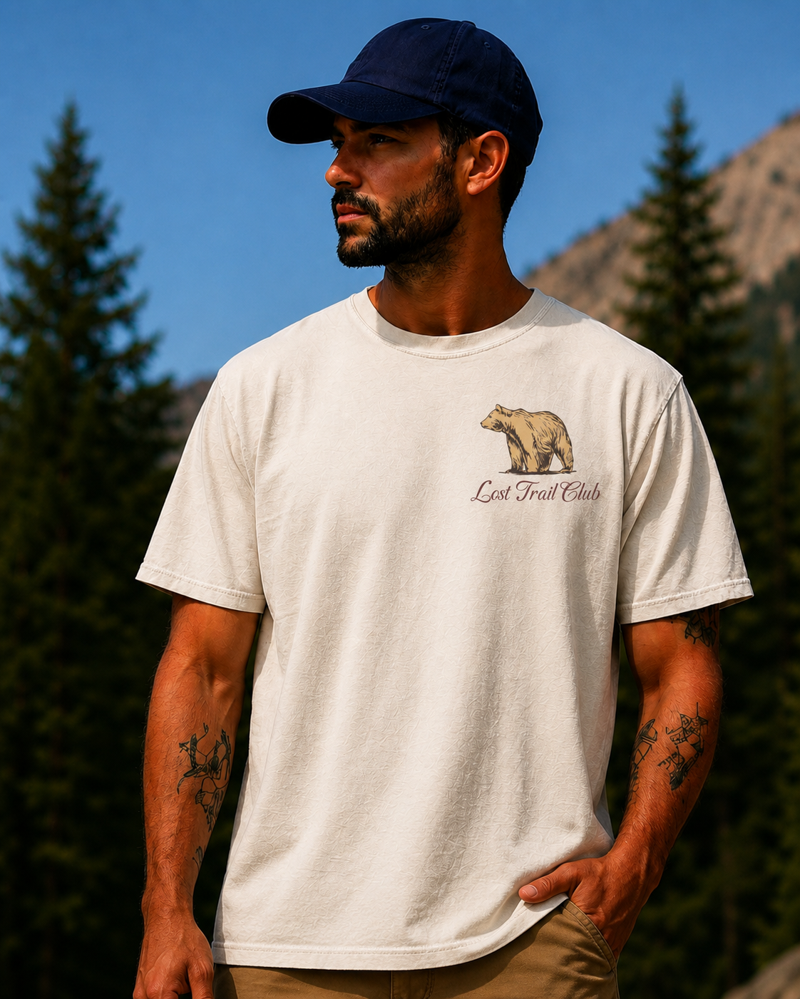 Lost Trail Club Bear Essential Tee
