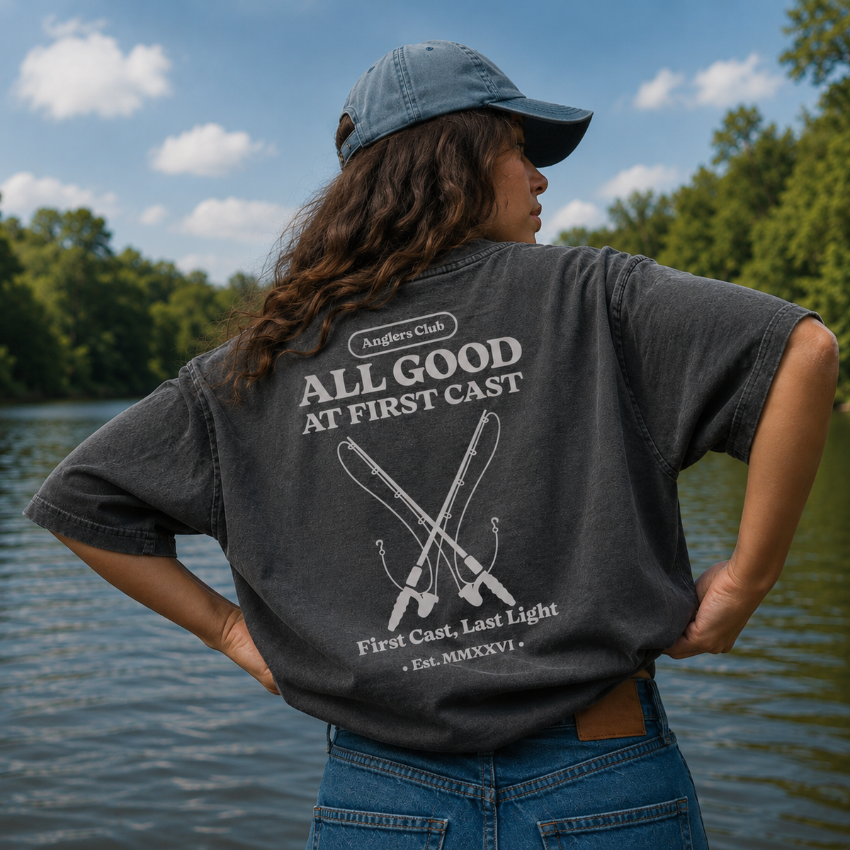 Anglers Club Fishing Tee