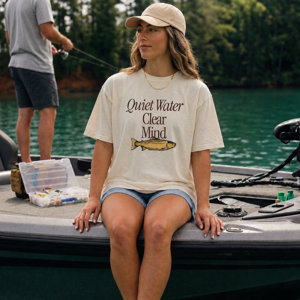 Quiet Water Clear Mind Fishing Tee