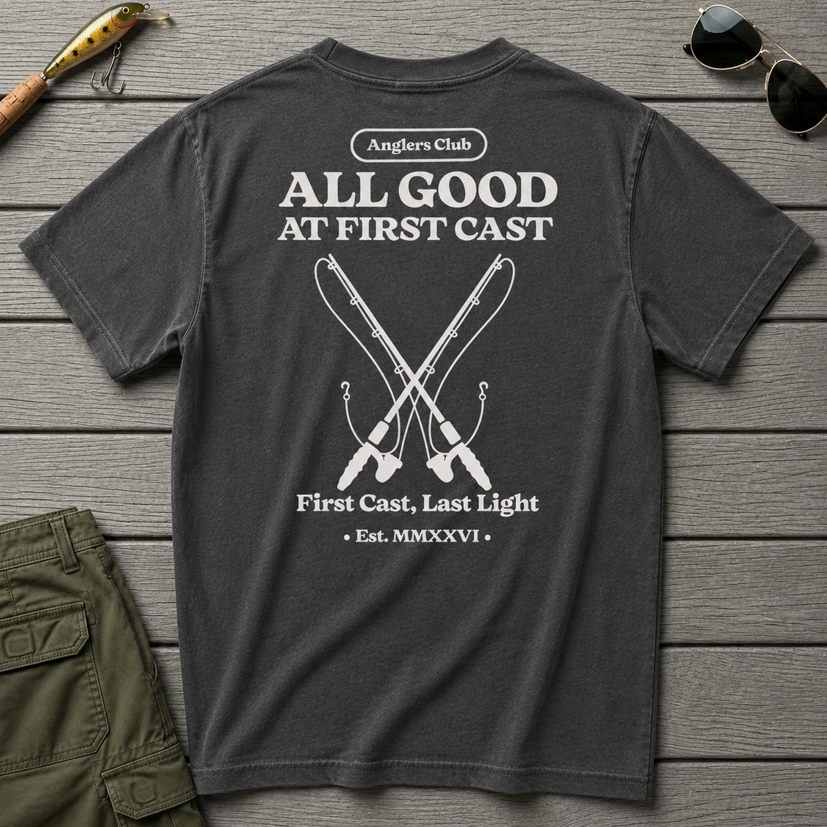 Anglers Club Fishing Tee