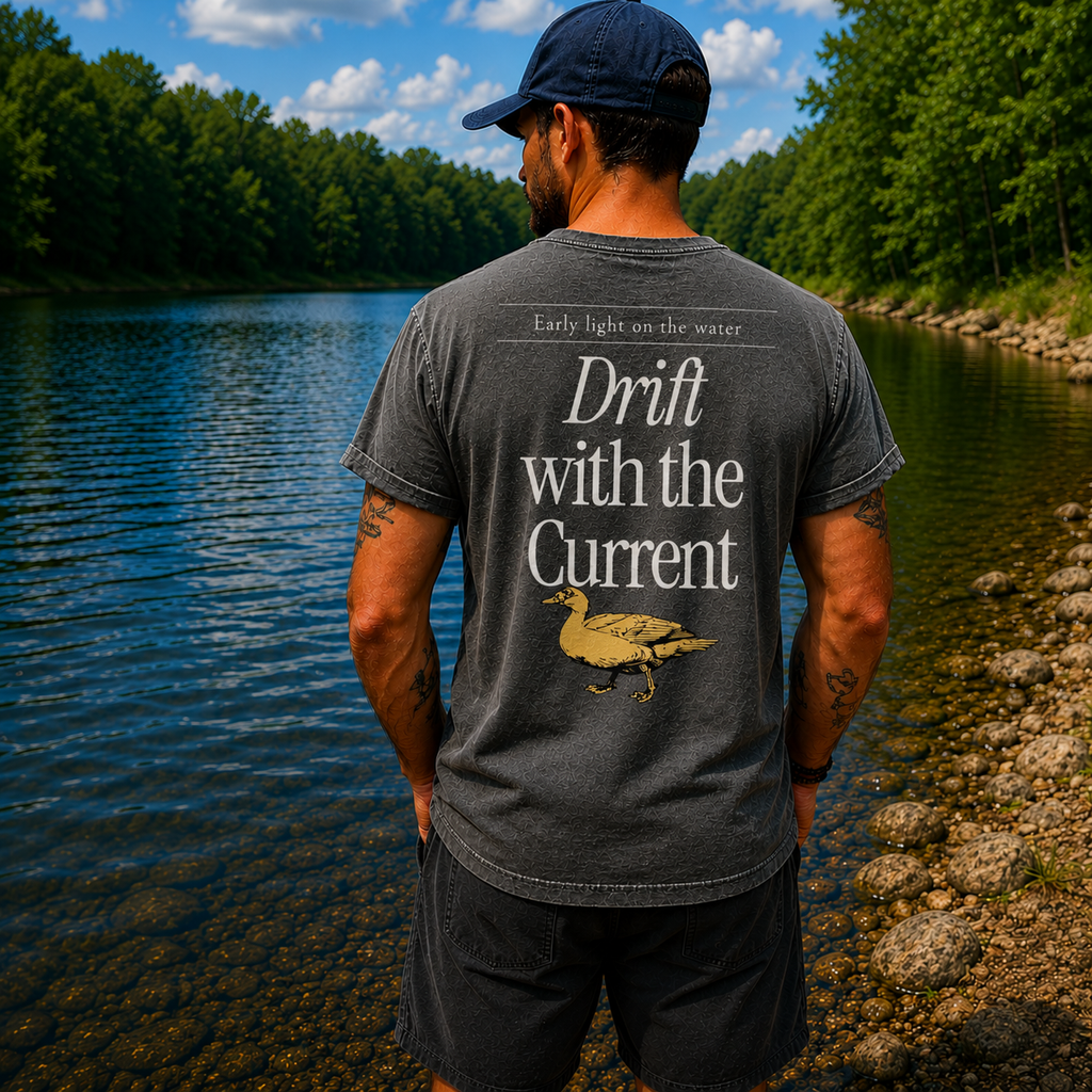 Drift with the Current Lake Life Tee