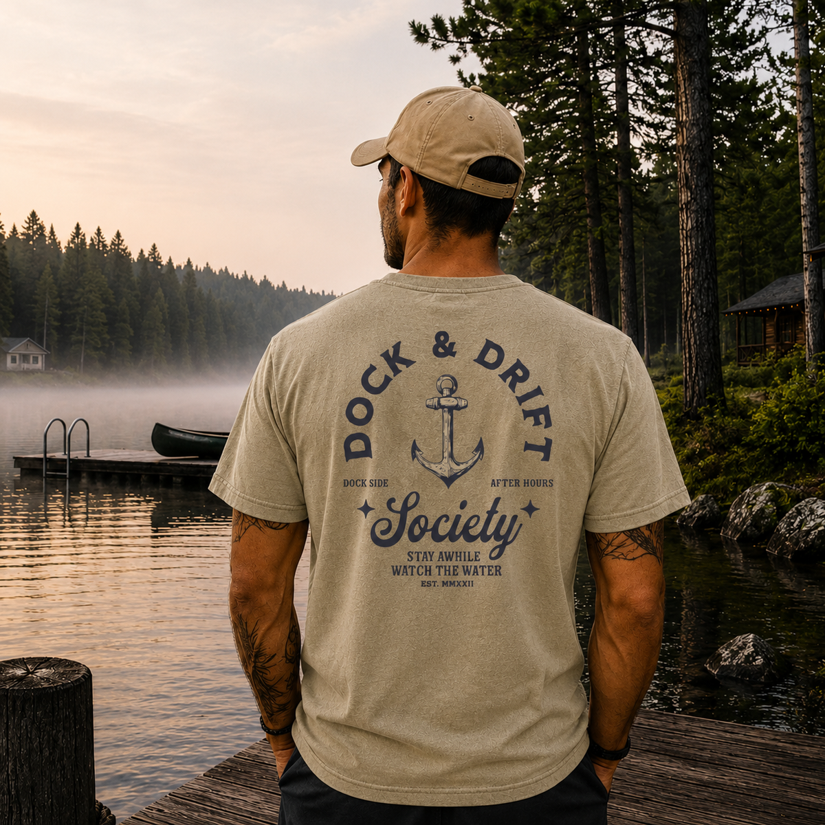Dock and Drift Society Tee