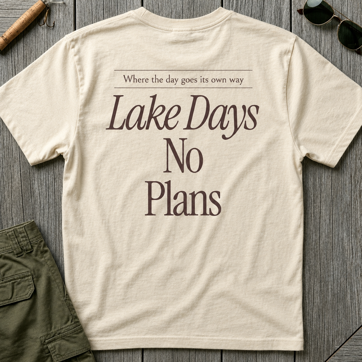 Lake Days No Plans Tee