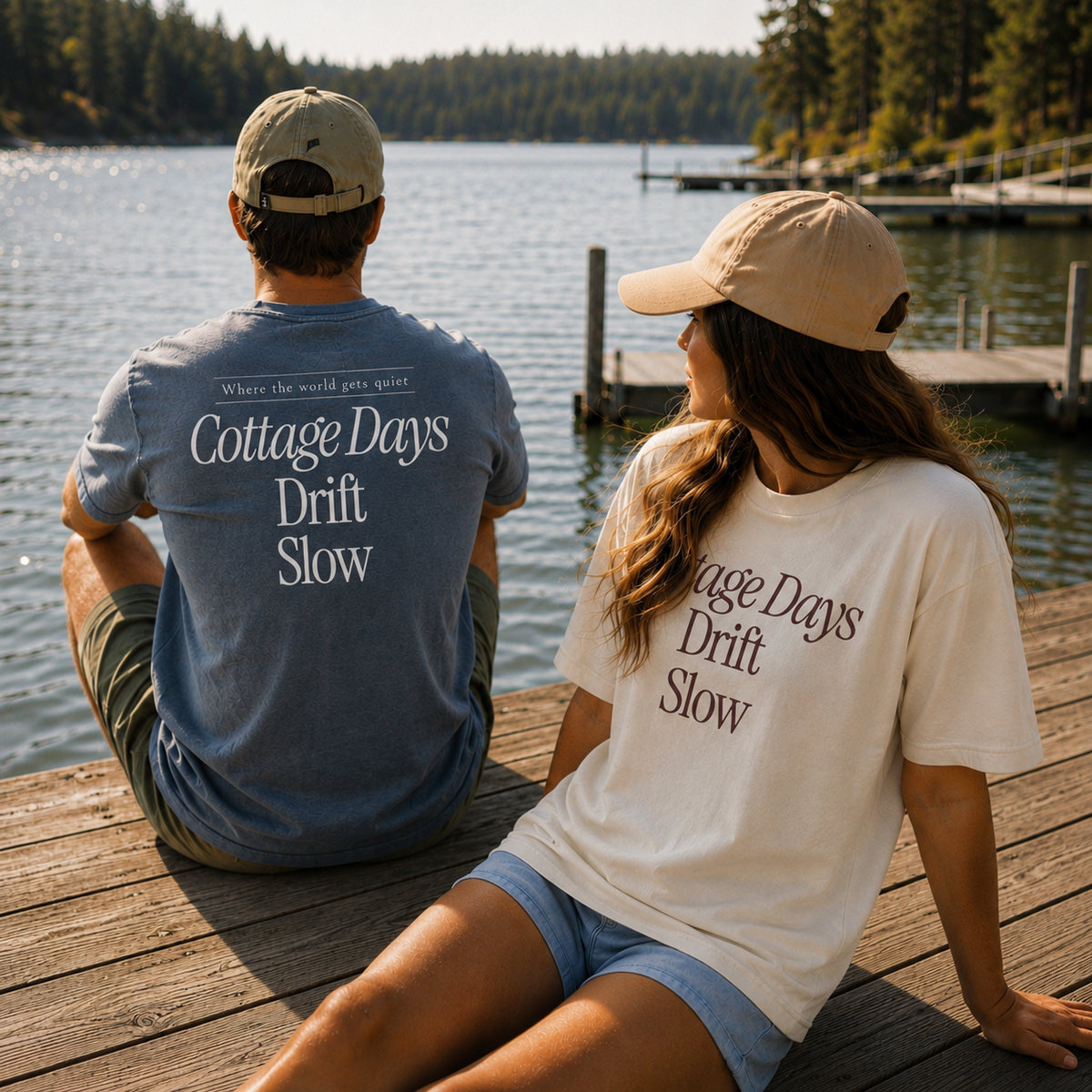 Cottage Days Drift Slow Tee